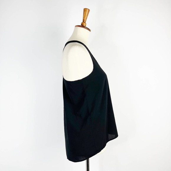 Frenchi black racerback tank top blouse size Small - Picture 7 of 7
